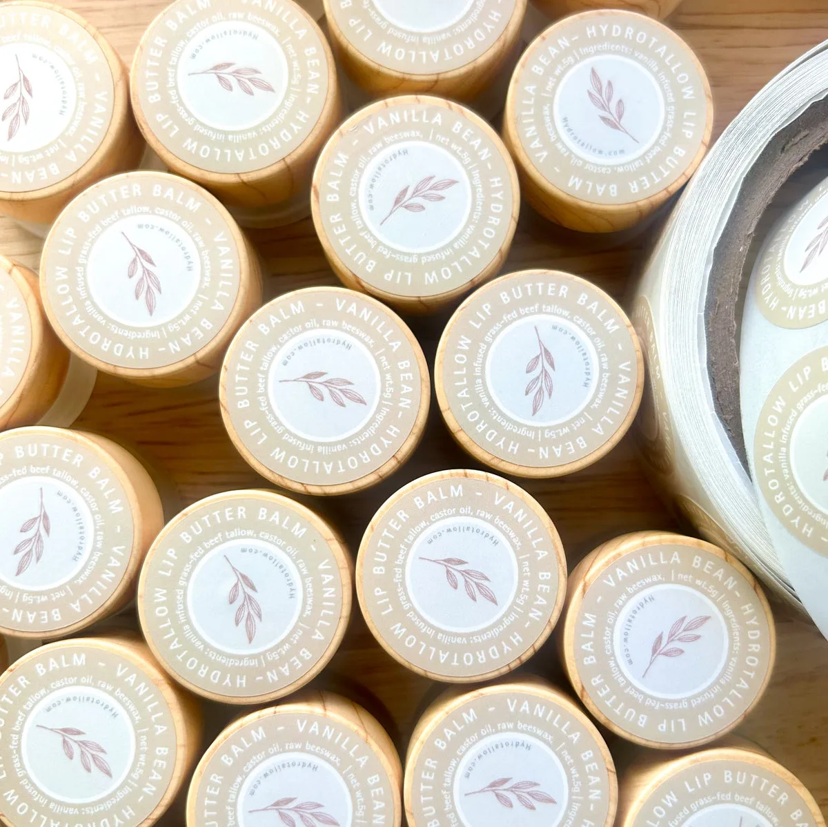 HydroTallow tallow lip butter tubes